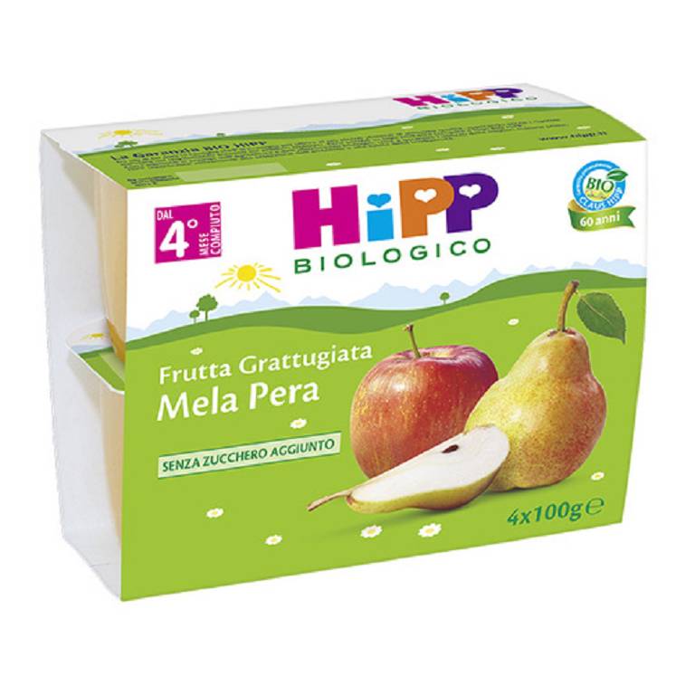 HIPP BIO FRU GRAT MELA/P4X100G