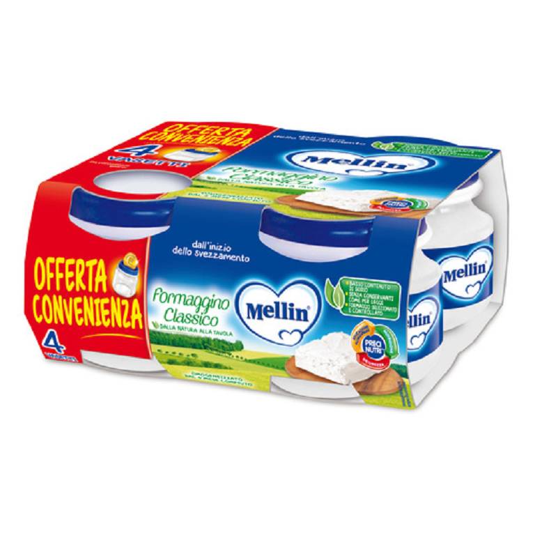 MELLIN OMOG FORMAGGIO 4X80G