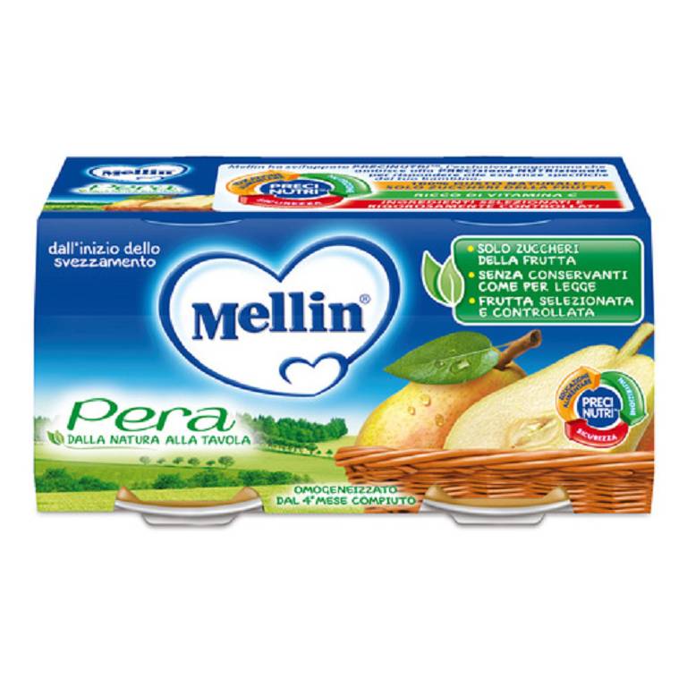 MELLIN OMOG PERA 2X100G