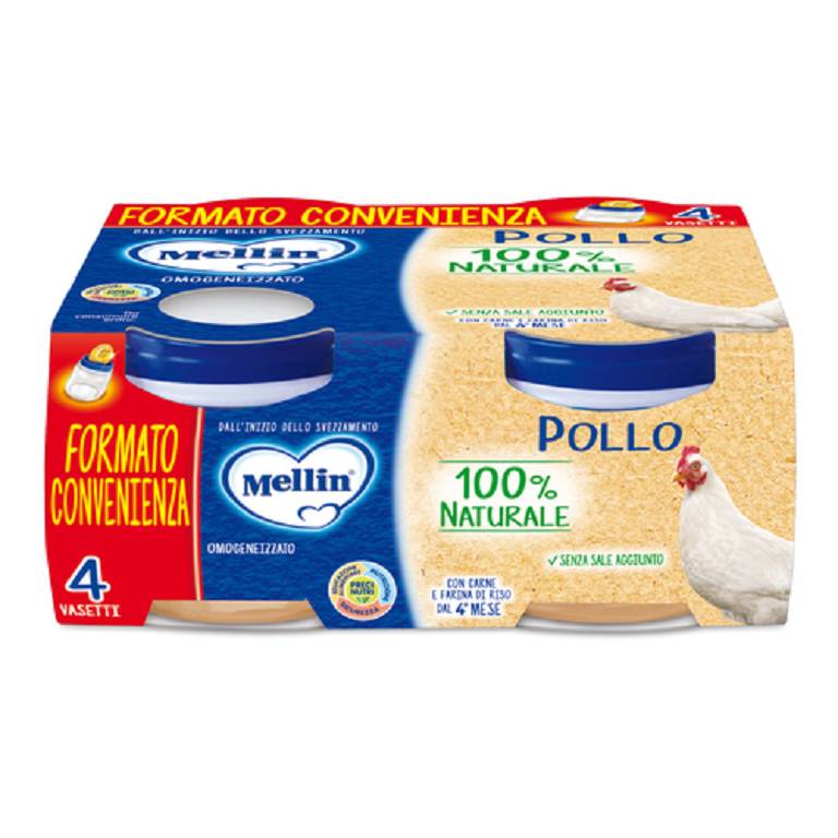 MELLIN OMOG POLLO 4X80G